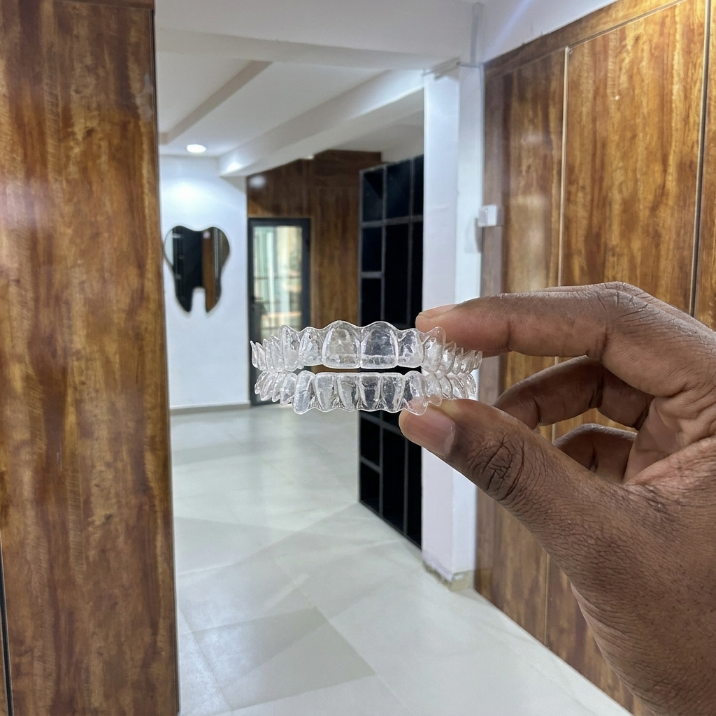 Clear aligner treatment and smile improvement at Aster Smiles Dental Clinic Abuja