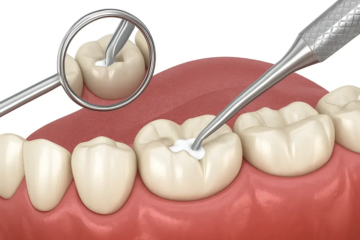 Composite tooth filling in Guzape Abuja at Aster Smiles Dental Clinic